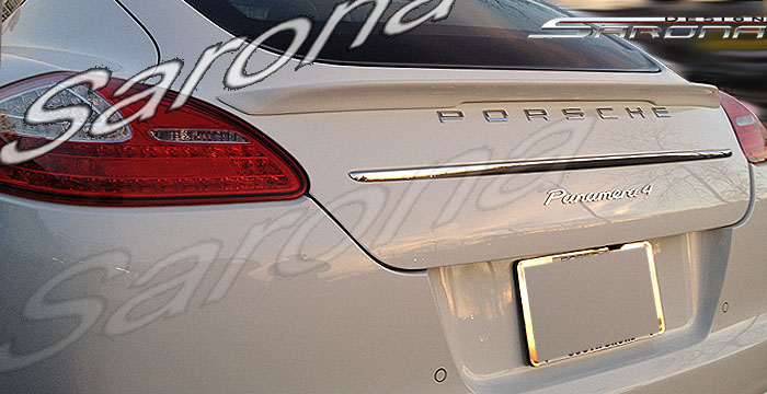 Custom Porsche Panamera  Sedan Trunk Wing (2010 - 2013) - $490.00 (Part #PR-009-TW)